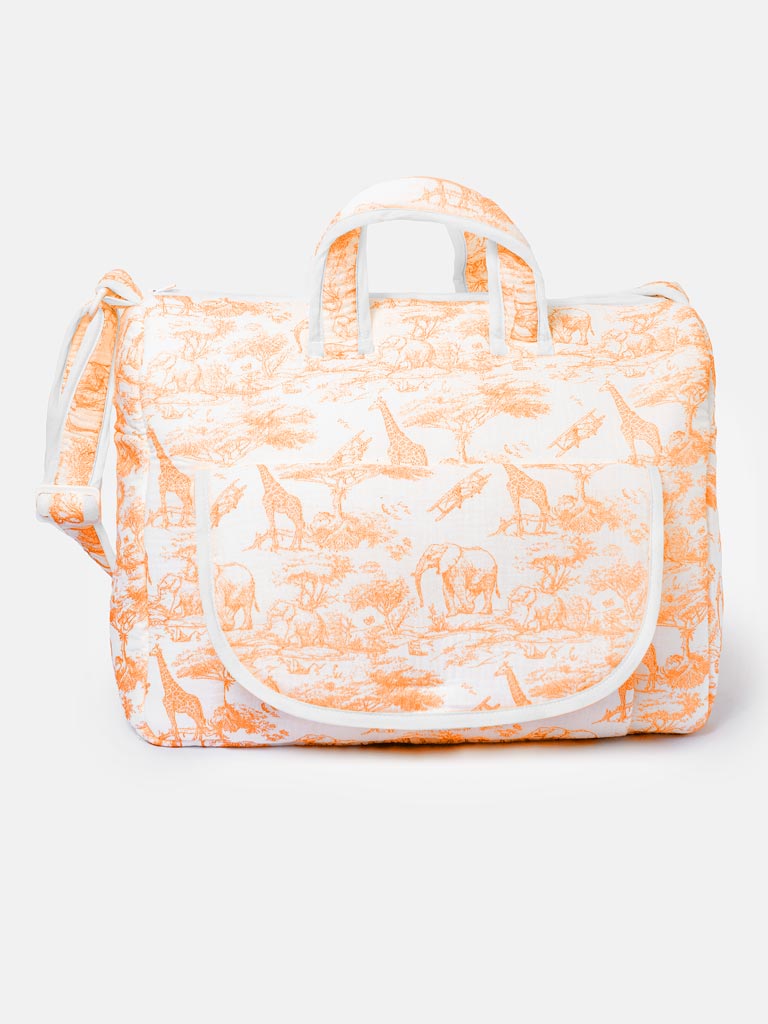 Safari Collection Changing Bag - Orange