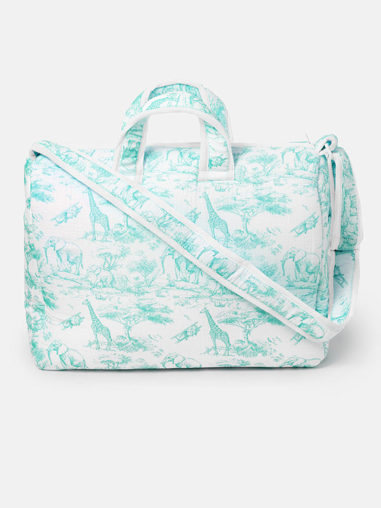 Safari Collection Changing Bag - Mint Green