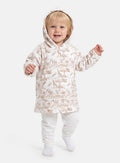 Children's Safari Collection Snuggle Hoodie - Beige