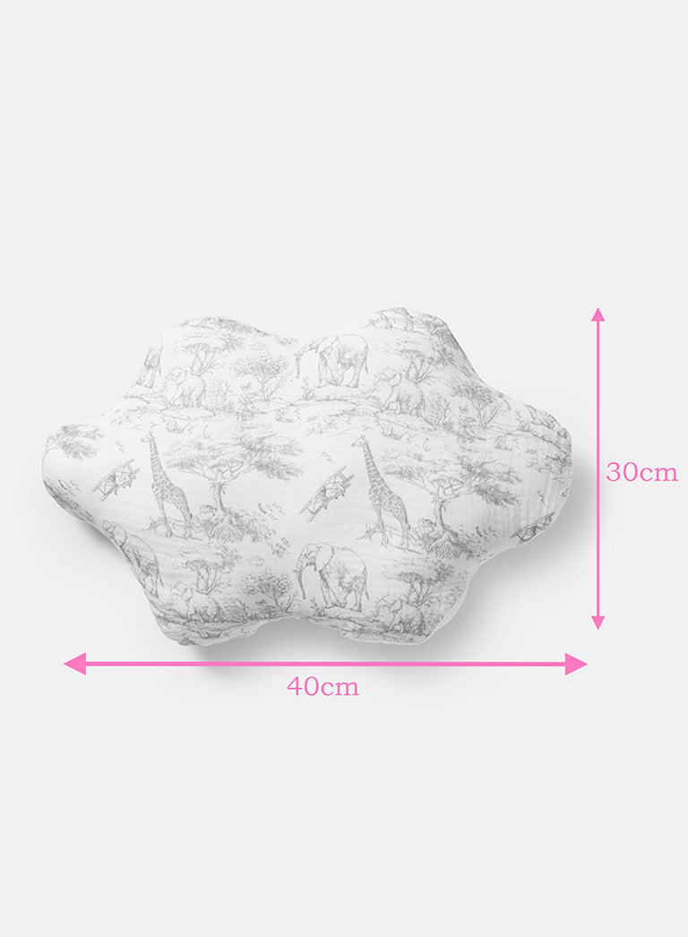 Safari Collection Cloud Pillow - Grey