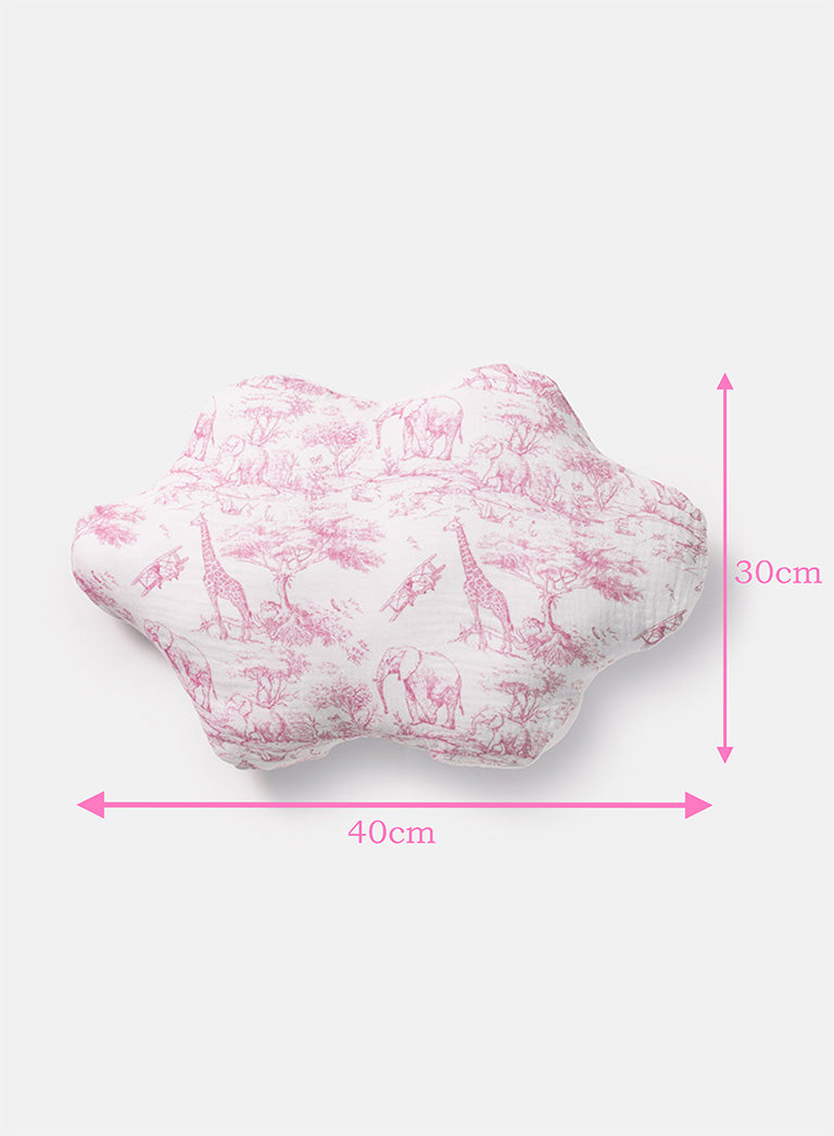 Safari Collection Cloud Pillow - Baby Pink