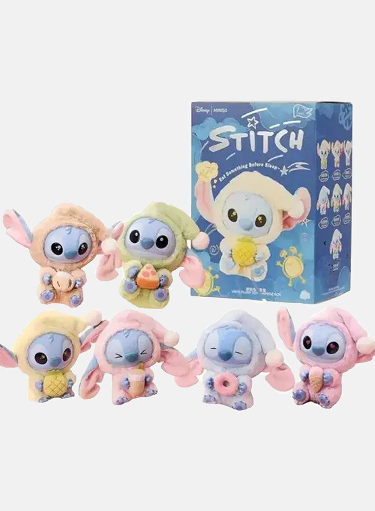 Stitch "Eat Something Before Sleep" 5+1 FREE Plush Toy – Blind Box - Unofficial item