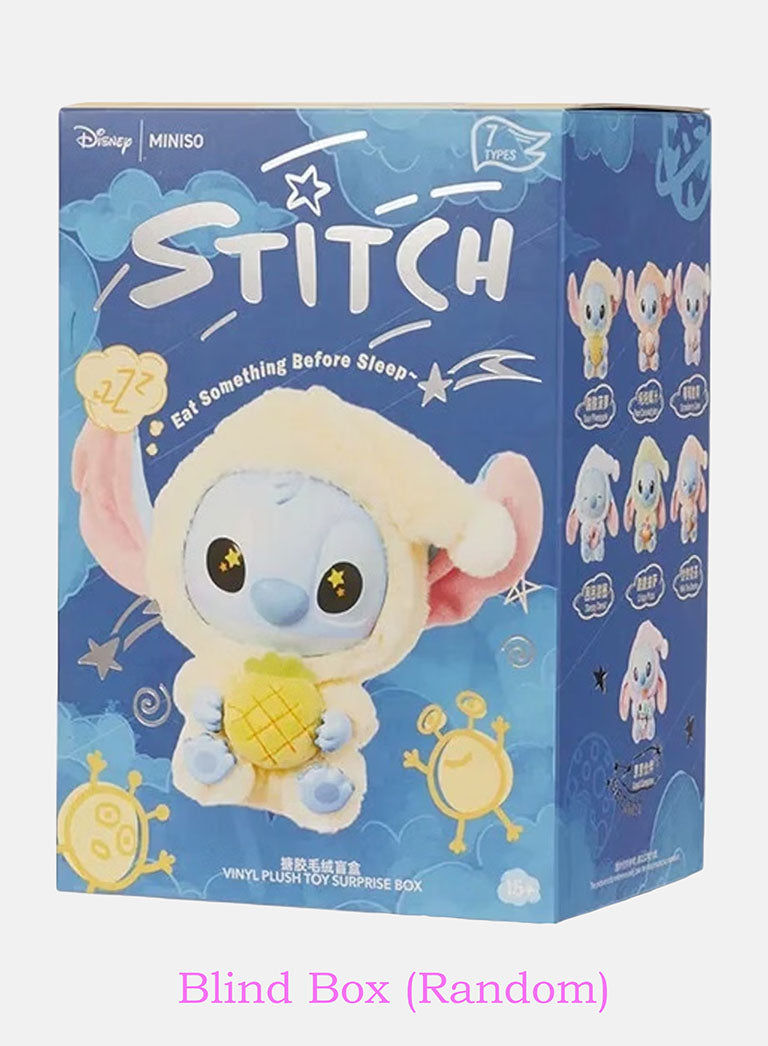 Stitch "Eat Something Before Sleep" Plush Toy –  Single Blind Box - Unofficial item