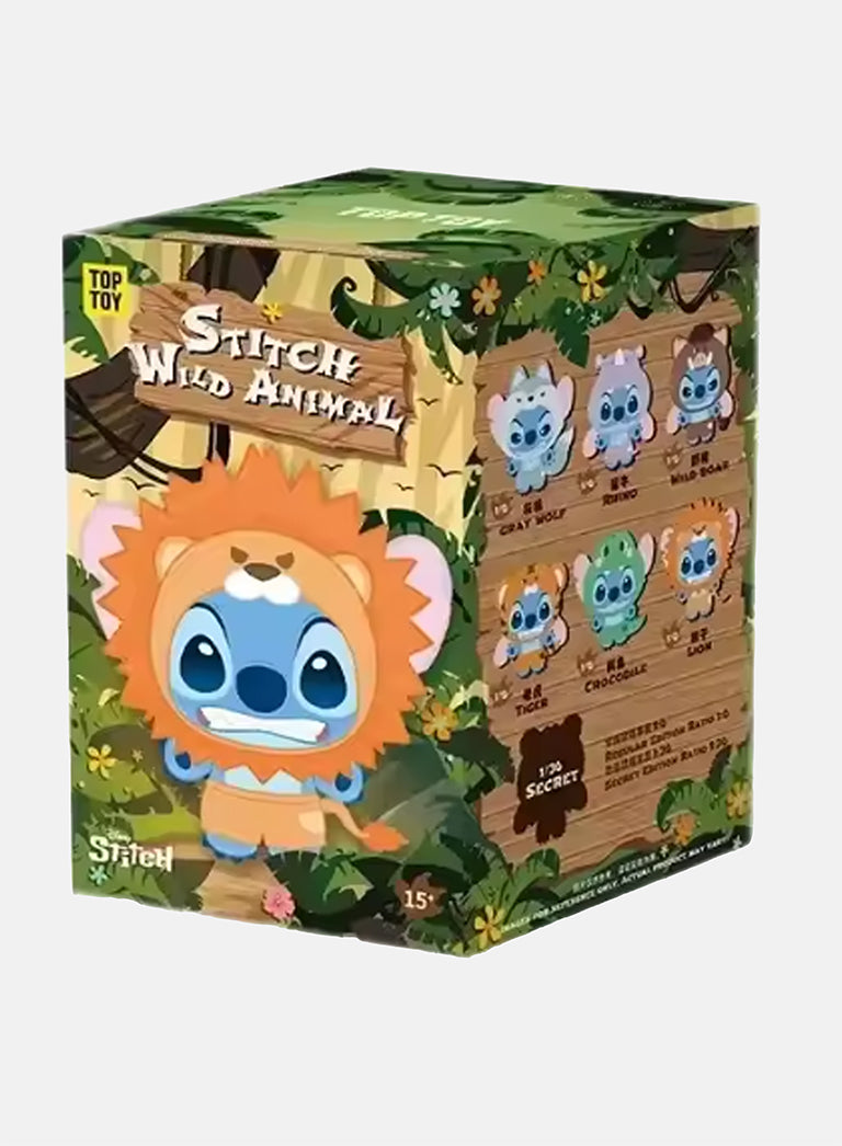 Stitch Plush Keychain "Wild Animal" Series – 5+1 FREE Blind Box - Unofficial item