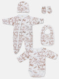 Baby All-In-One 5-Piece Set Safari Collection - Beige