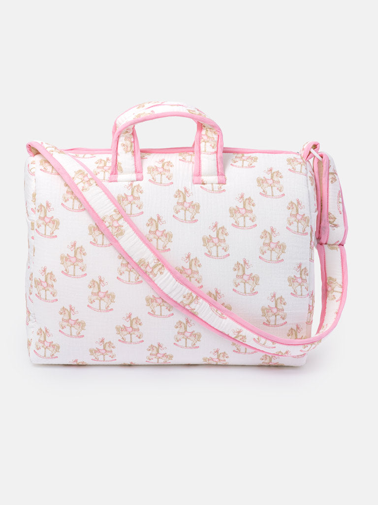 Changing Bag - Rocking Horse Collection - Baby Pink