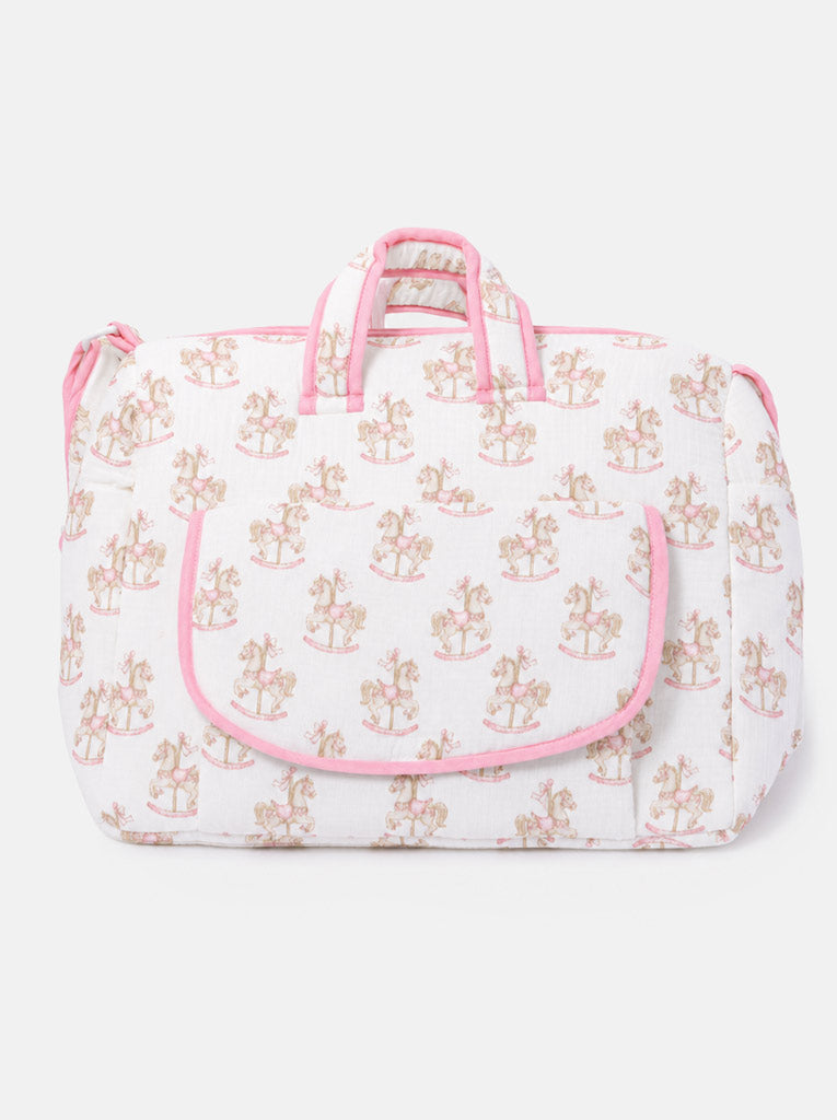 Changing Bag - Rocking Horse Collection - Baby Pink