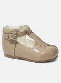 Baby Girl Buckle Strap Sevva Shoes TIA Collection - Camel