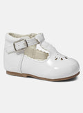 Baby Girl Buckle Strap Sevva Shoes TIA Collection - White