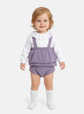 Baby Girl Nerea Collection 2-piece Spanish Knitted Set - Lilac