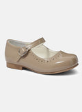 Baby Girl Mary-Jane Shoes Abbey Collection - Camel