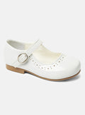 Baby Girl Mary-Jane Shoes Abbey Collection - White