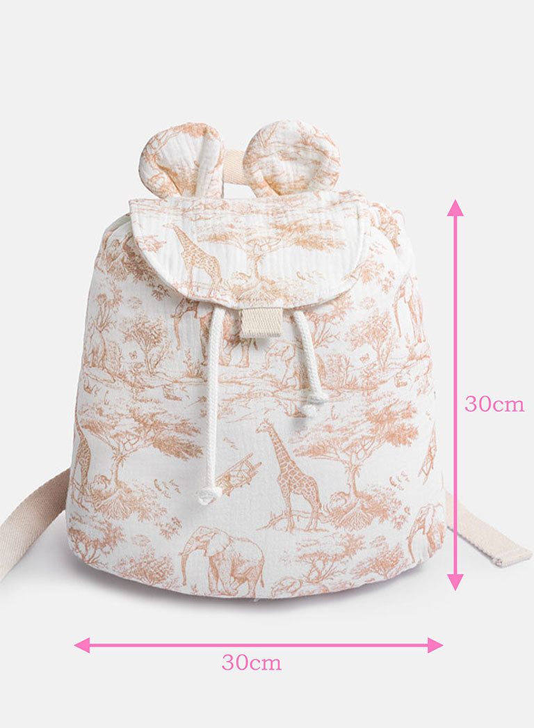 Toddler Safari Collection Rucksack - Beige