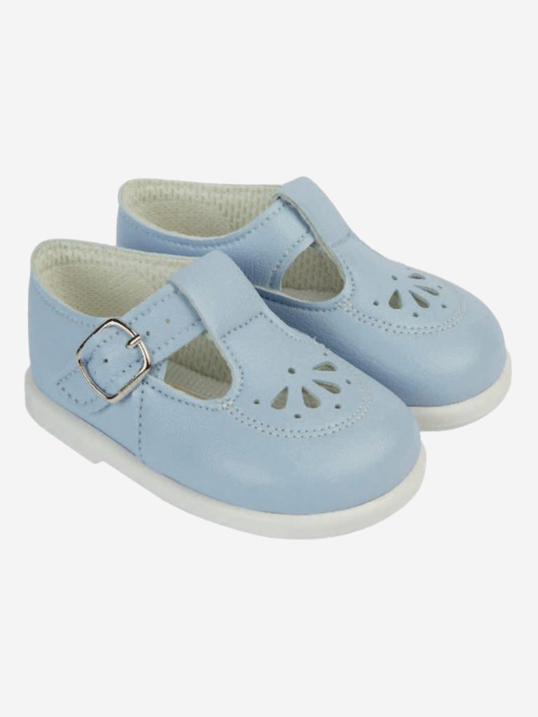 Baypods Hard Sole Unisex Buckle Strap Shoes Petal - Baby Blue