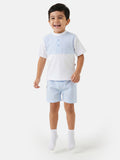 Baby Boy Tiago Collection 2-Piece Set Spanish Romper - Baby Blue