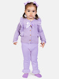 Baby Girl Kim Collection 2-piece Spanish Knitted Set - Lilac