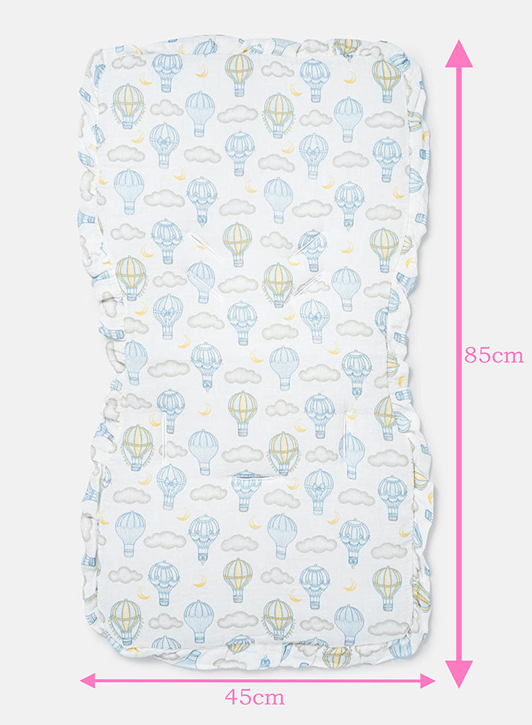 Baby Hot Air Balloon Collection Car Seat Liner - Baby Blue