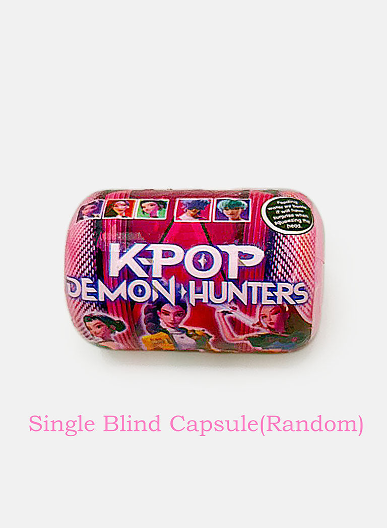 K-POP DEMON HUNTERS  Keychain Doll + Stickers - Single Blind Capsule