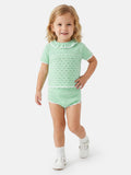 Baby Girl Sia 2-piece Spanish Knitted Set - Mint Green
