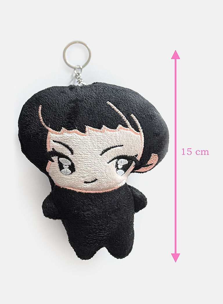 K-POP DEMON HUNTERS Mystery Plush Charm & Trading Cards - Blind Bag - Size M (22cm)