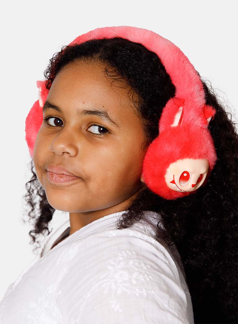 Labubu "Big Into Energy" Plush Earmuffs - Unofficial item - LOVE