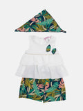 Baby Girl Marie French Collection 3-Piece Summer Set-Green