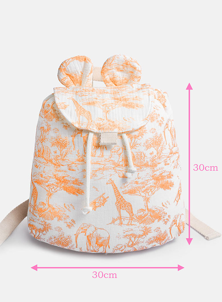 Toddler Safari Collection Rucksack - Orange