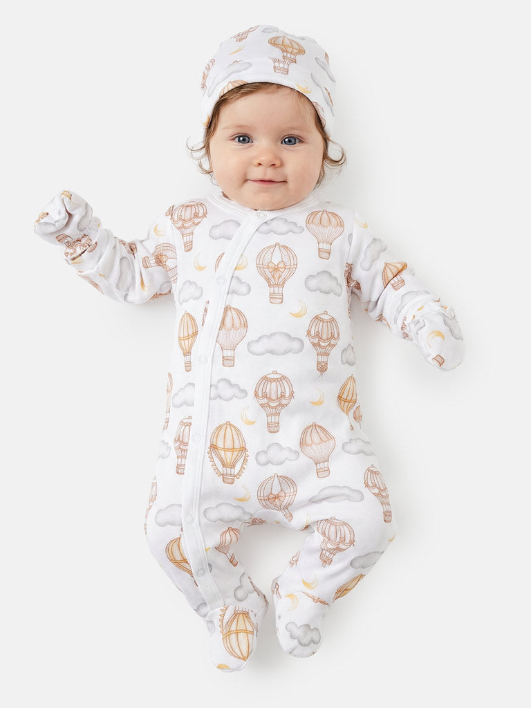 Baby All-In-One 5-Piece Set Hot Air Balloon Collection - Beige