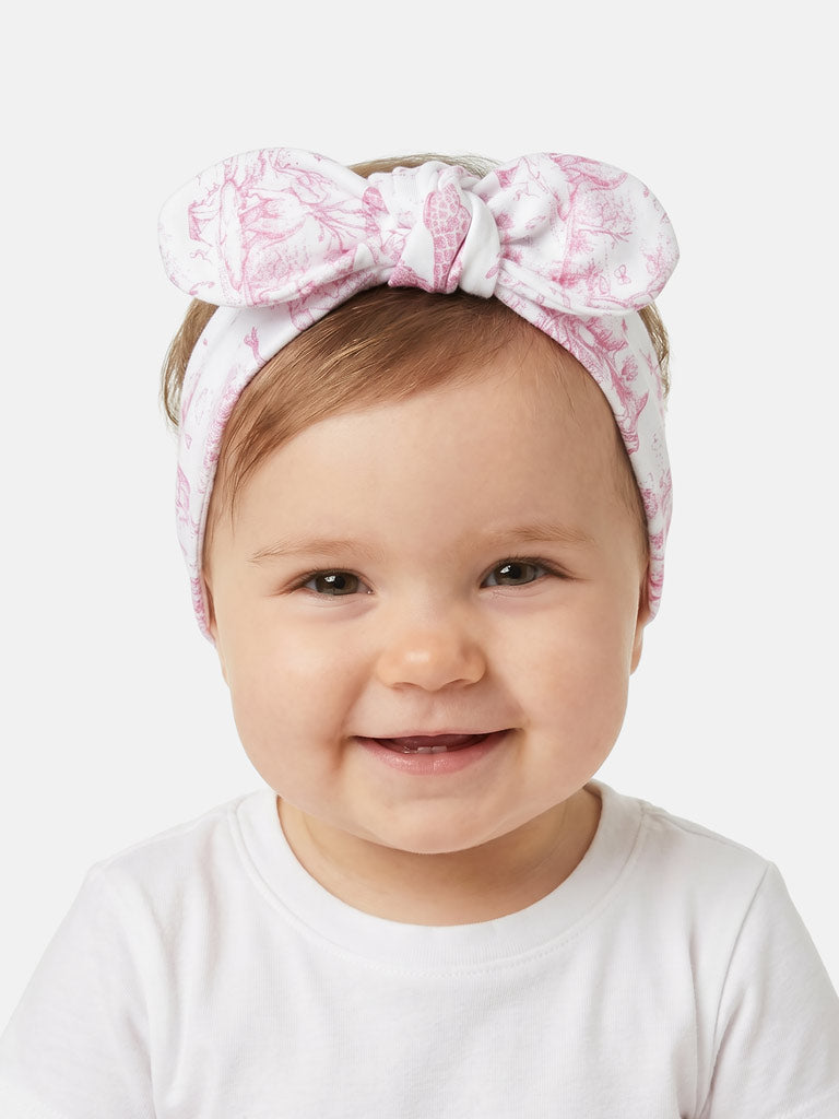 Baby Girl Safari Collection Headband - Baby Pink