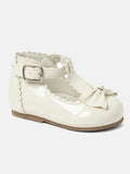 Baby Girl Sally Collection Buckle Strap Shoes - Cream