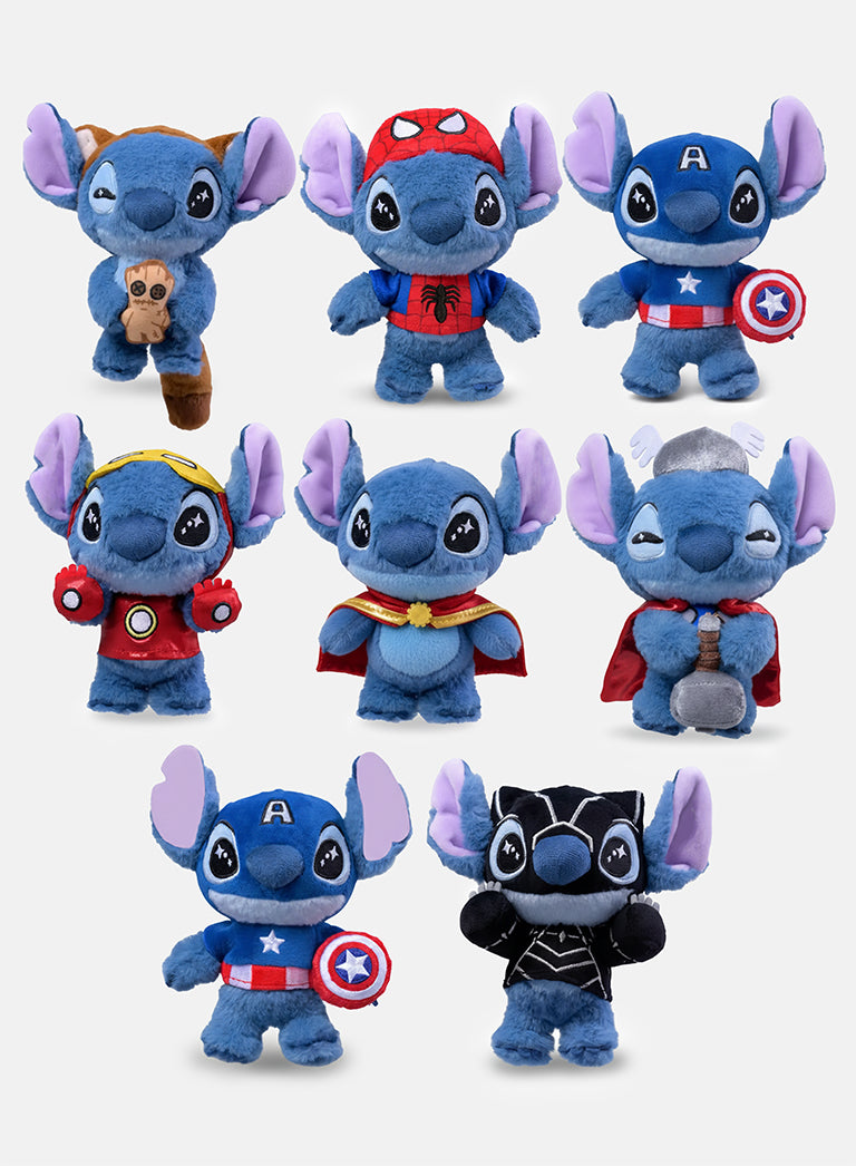 Stitch Plush Keychain Marvel Series - Single Blind Box - Unofficial item