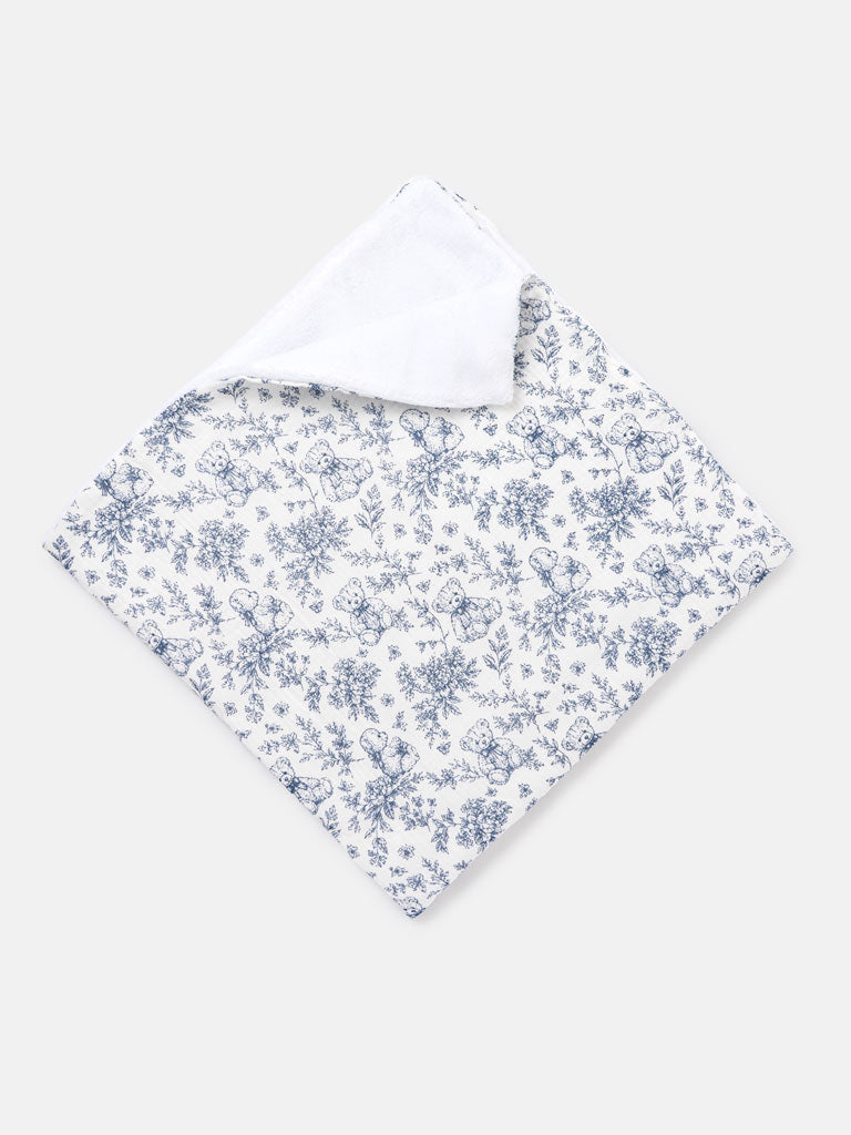 Baby Blanket - Teddy Collection - Navy Blue