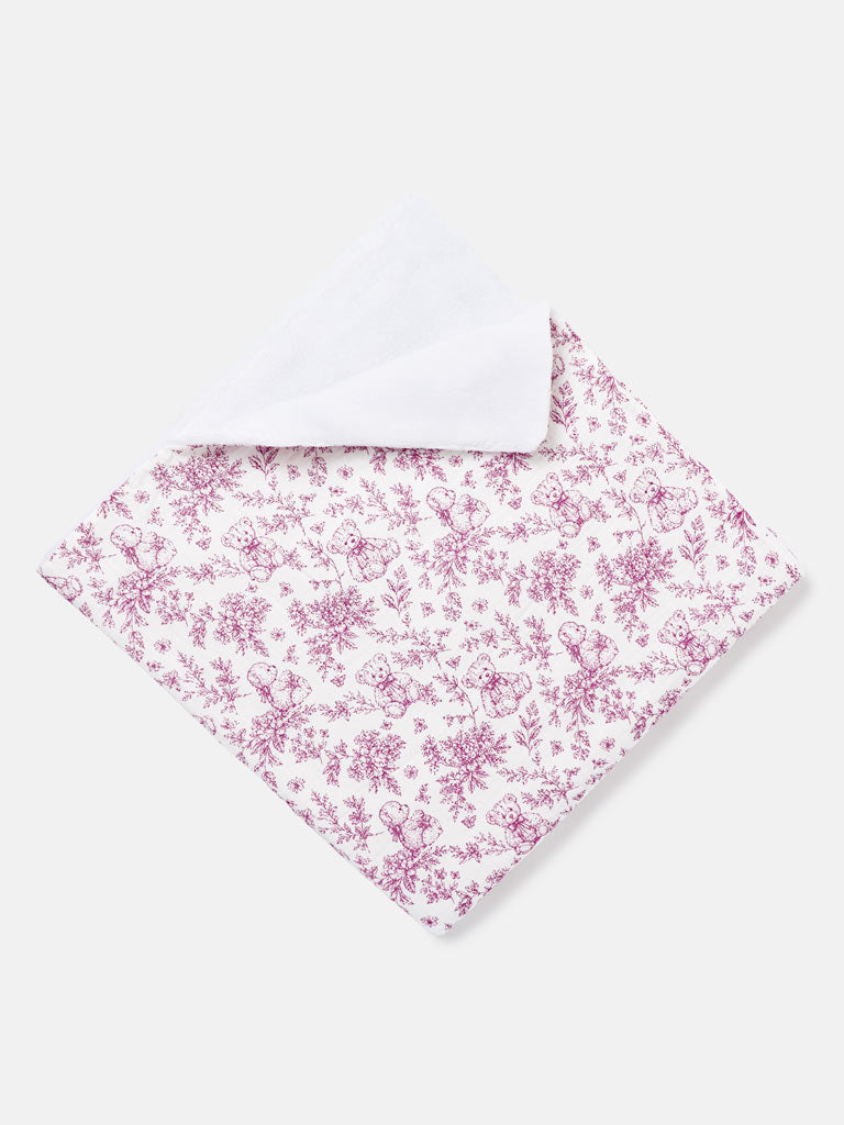 Baby Blanket - Teddy Collection - Cherry Red