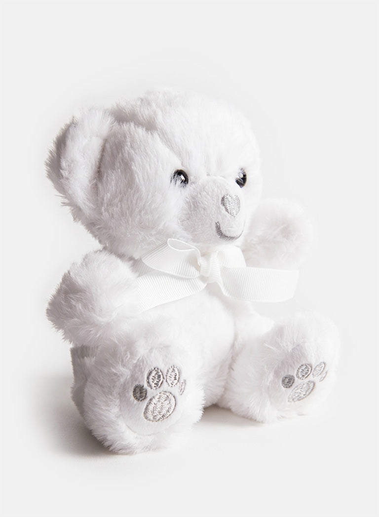 Baby Teddy Bear Plush Toy - White