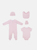Baby Girl Watch Me Grow 5-piece Set - Baby Pink