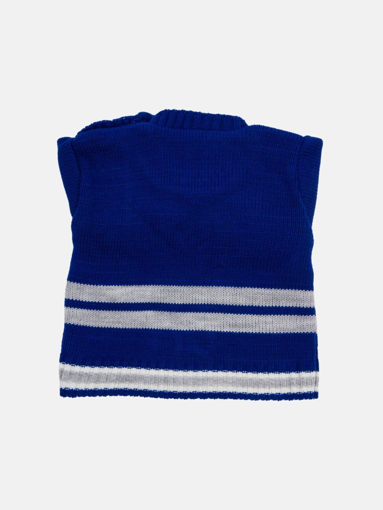Baby Boy Carlos Collection Knitted 3 piece set - Royal Blue - Normal Fit