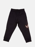 Nike Junior Logo Printed Jogger - Black