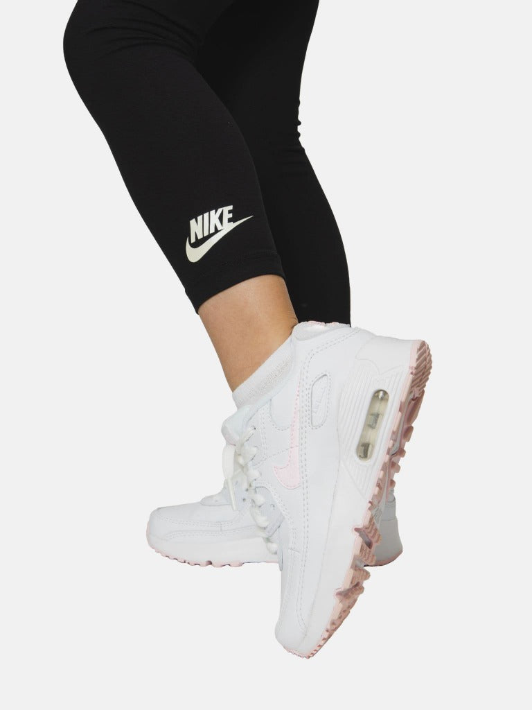 Nike Junior Girls Swooshfetti Top and Legging Set - Light Mint and Black